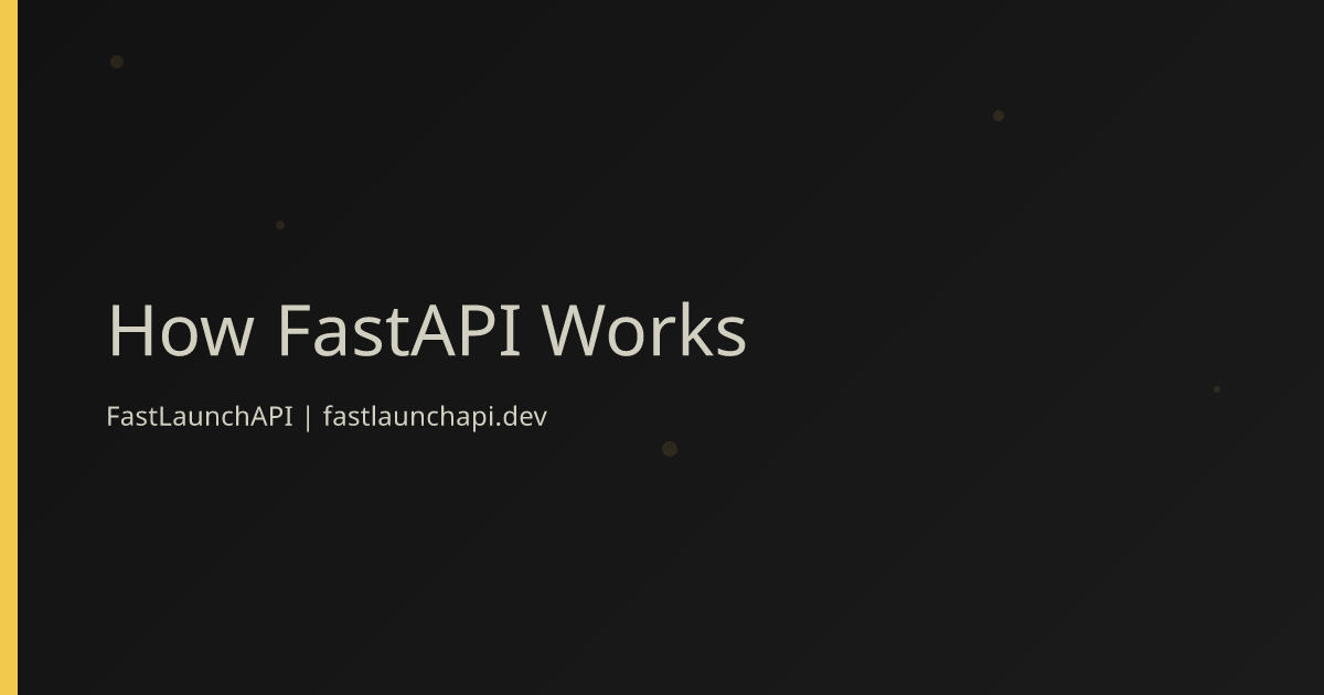 Placeholder image for How FastAPI Works